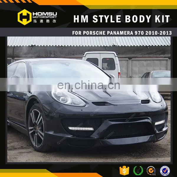 High End HM Style Body Kit Carbon Fiber Bumper Bodykits For Porsch Panamera 970