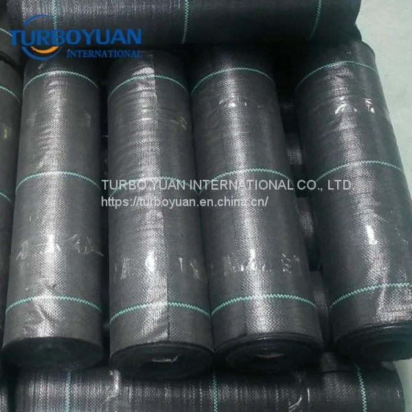 Black Plastic Weed Control Fabric Mat / PP Weed Mesh Cover photo-3