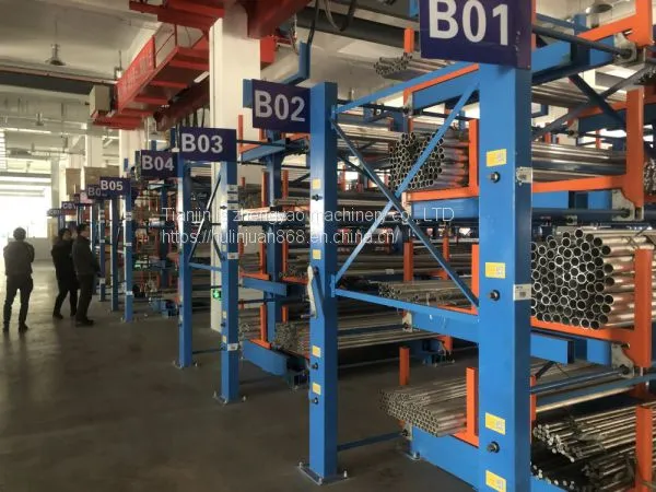 Telescopic Steel Cantilever Racking Storage Rack Pipe Dedicated Shelves