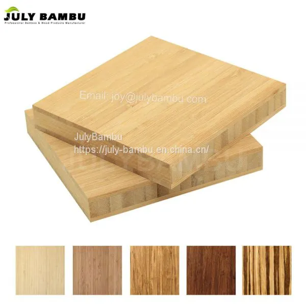 Eco-friendly 3 Ply 20 mm Caramel Vertical Bamboo Sheet 4x8 Bamboo Panels for Furniture