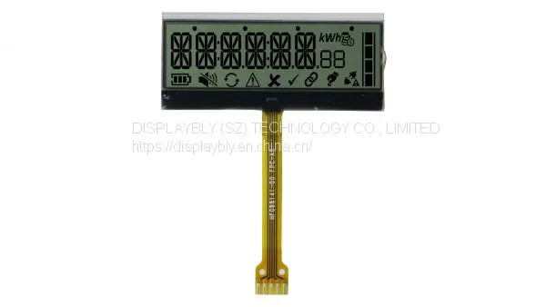 TN Positive Display Grey Background and Black Letters COG LCD Module
