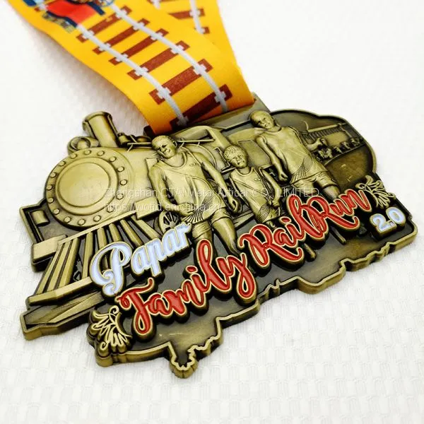 Zinc Alloy Activity Competition Medal Custom Creative Paint Games Metal Medal Marathon Medal Custom photo-2