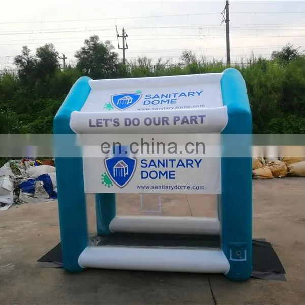 Portable Double Lanes Decontamination Sterilizer Inflatable Disinfection Ultrasonic Humidifier Tunnel for Wholesale photo-6