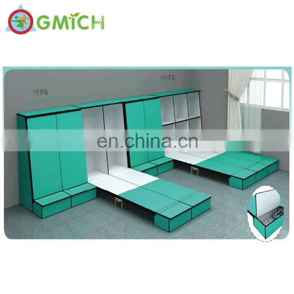 Higy Quality no Smell Moveable Wood Material Bed Kids Bed for Kid Furniture photo-6