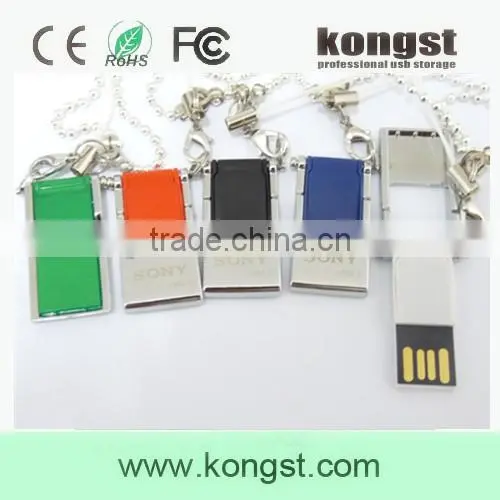1/2/4/8/16GB Colorful Metal Mini Usb Flash Drive, Good Quality and Custom Logo Usb Pen Drive With Factory Price photo-2
