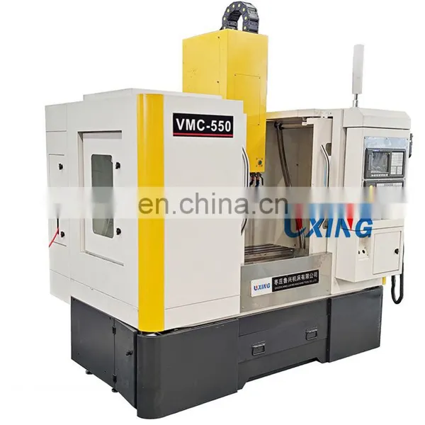 Low Cost VMC550 High Precision Small 3/4 Axis Vertical Cnc Mill Milling Machine Machining Center photo-3