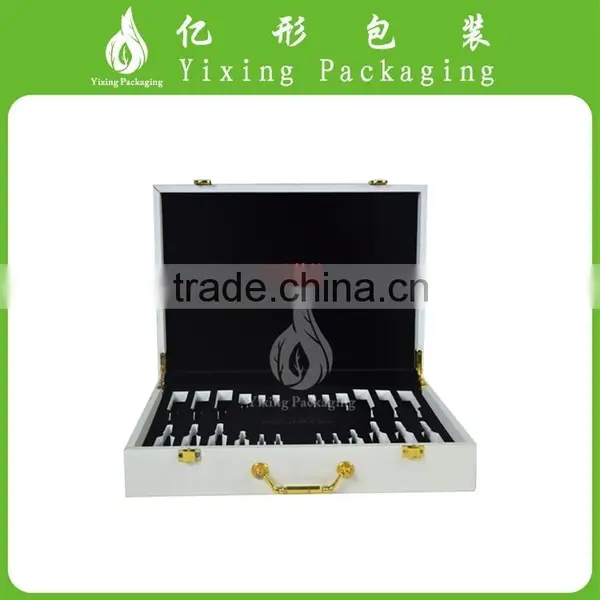 Pu Leather and Wood Storage Box for Perfume/ Cosmetic pu Leather Box photo-3