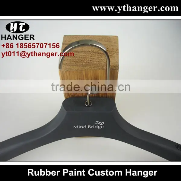 IMY-529 Black Jacket Rubber Hangers for Wholesale photo-3