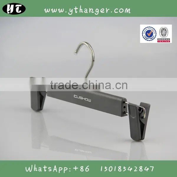 HA6846 Gray Rubber Coated Hanger Plastic Antislip Coat Hanger photo-3