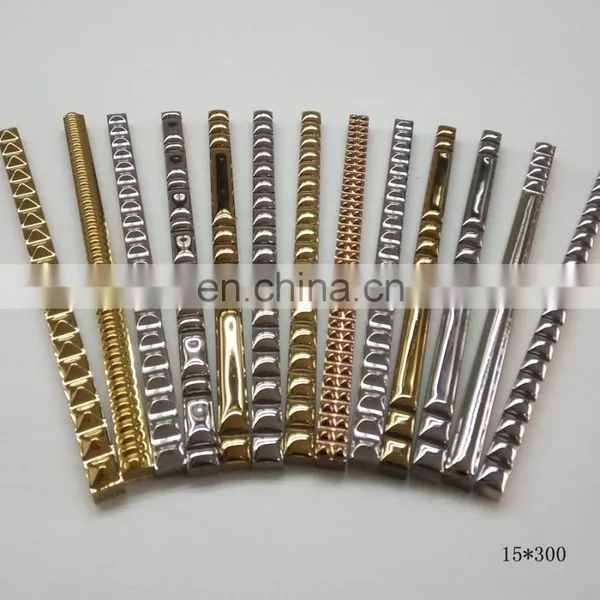 Polished Gold Ceramic Tile Border 40x250mm