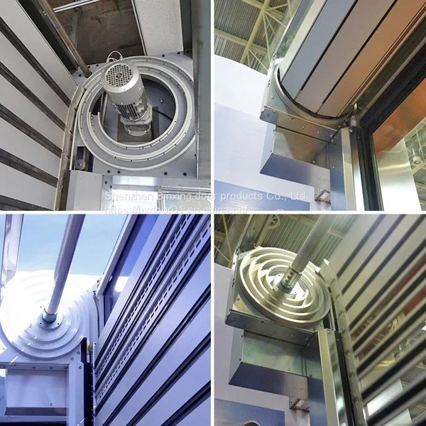 Roll Fast Roll Up High Speed Door Insulated Aluminium Rapid Hard High Speed Door photo-4