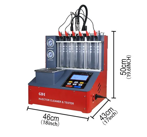 GDI-408-6C Ultrasonic Inyectores 6 Cilindro GDI Fuel Injector Cleaner And Tester Probador de Inyectores Gdi Diagnostic Tools photo-2