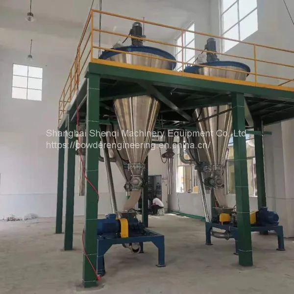 Industrial Horizontal Powder Mixer Powder Mixing Machine Powder Blender