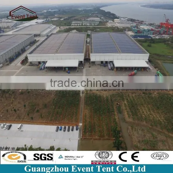 Waterproof Anti-uv Unusal Curve Tent Aluminum Warehouse Tent for Industrial photo-4