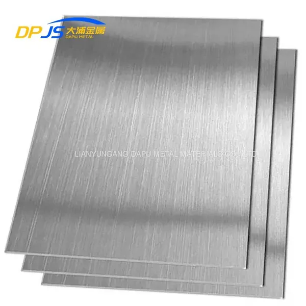 SUS304/N06601/S30815/310lmn/318/Ss316h Stainless Steel Sheet/Plate Brushed Surface photo-1