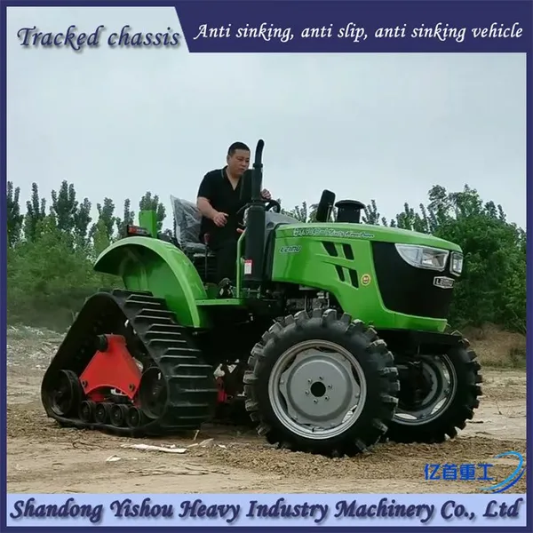 Tractor Modification With Half Track Anti Sinking and Anti Slip photo-5