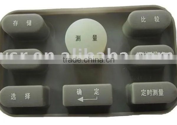 Rubber silicon switch button