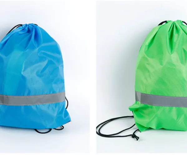 Reflective Drawstring Bag photo-5