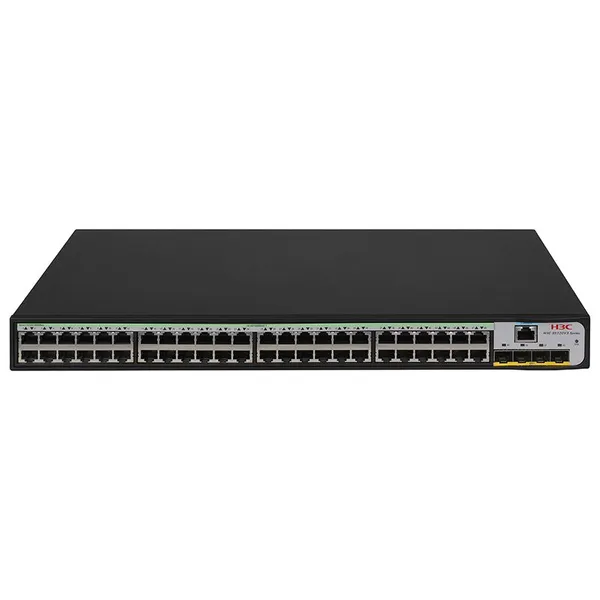 H3C S5130V2-52S-PWR-LI Enterprise POE Switch - 48 Gigabit Ethernet + 4×10G SFP Fiber Uplink Ports‌, Layer 2/3 Managed Switch