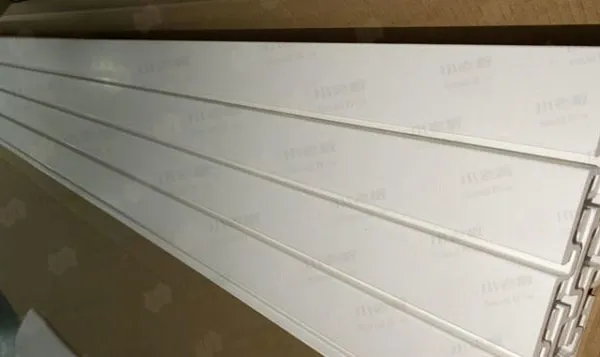 Durable Garage Wall Slatwall Pvc Storage Wall Tool Organizer Heavy Duty PVC Slatwall Panel for Garage System photo-5