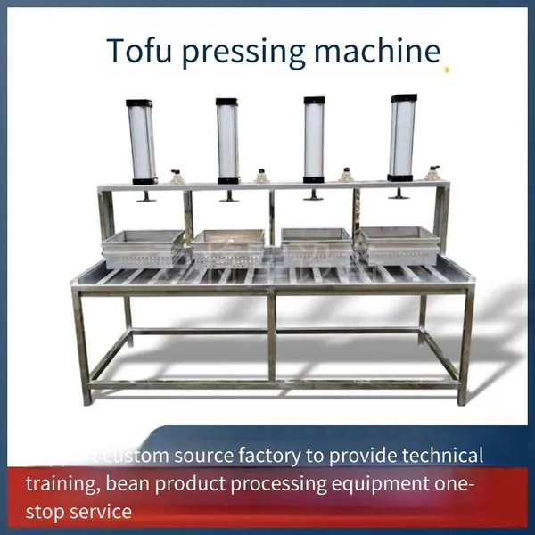 Fully Automatic Tofu Forming Machine, Pneumatic Pressing, Time and Labor-saving, Made of Stainless Steel and Can be Customized According to Requirements, a Soy Product Equipment photo-3