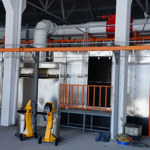 Spezialisierte Pulverbeschichtungslinie für Industriemotoren-Stator- und Rotorbauteile photo-2