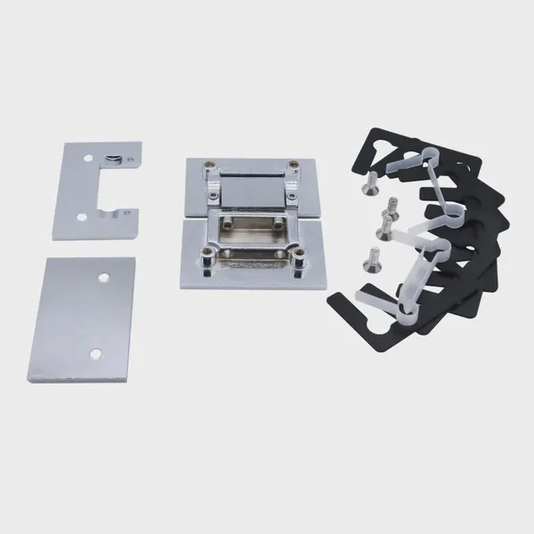 Modern Design Glass Door Hinge for Hotel Bathroom Projects photo-5