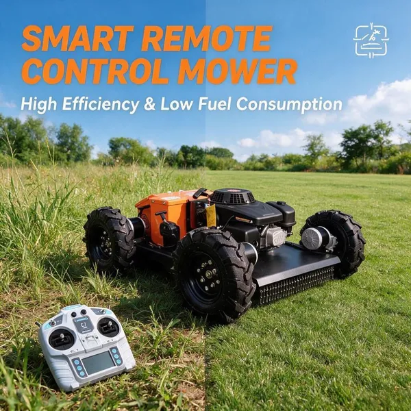 Remote Control Electric Mower 16x Manual Efficiency 4wd Remote Control Lawn Mower