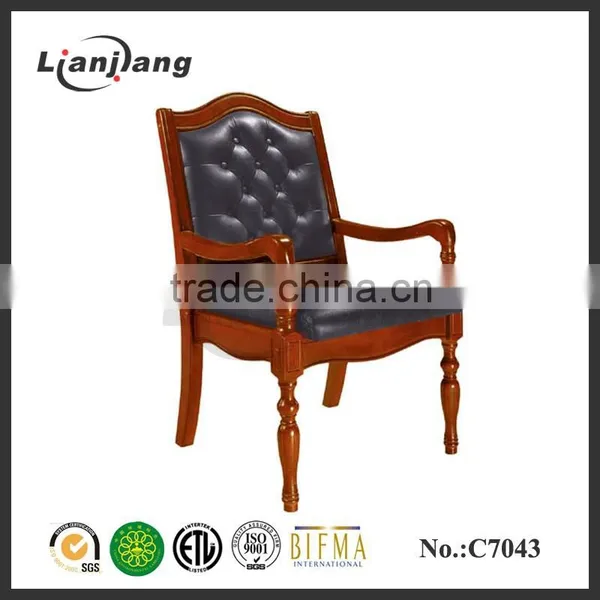 Luxurious Solid Wood Vintage Office Chair