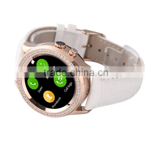 Beautiful Gift New Ladies Smart Watch Diamond D2, MTK 2502,Support IOS Android,1.22" IPS,Heart Rate photo-6