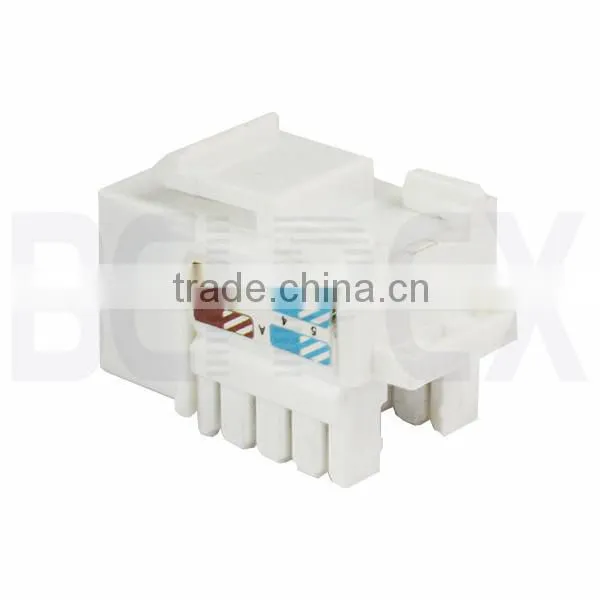 Cat6A UTP Toolless RJ45 Keystone Jack Cat6A RJ45 Female Jack photo-3