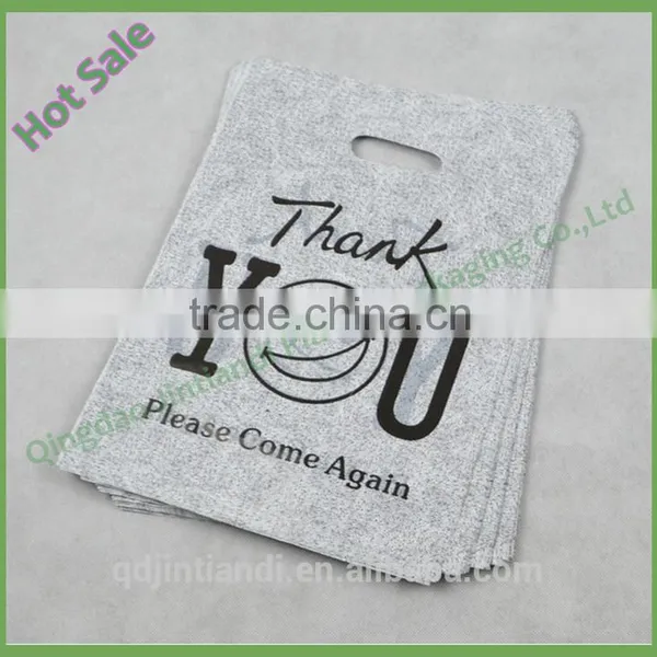 2016 Chinese Manufacturer Hot Sale LDPE Die Cut Plastic Promotional Bag