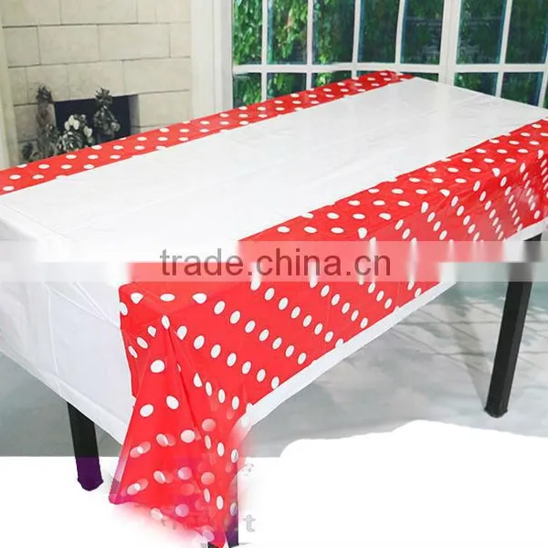 Plastic Tablecloth Wedding Birthday Party Supplies photo-2