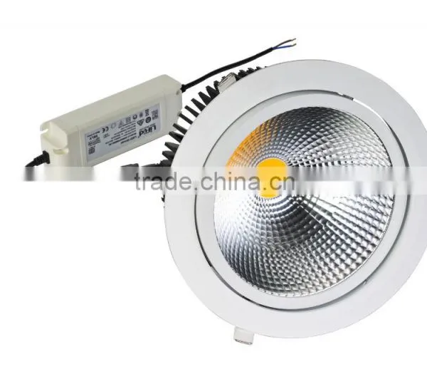 5 Years Warranty High-end 50w Housing Dimmable Cob Led Downlight photo-3