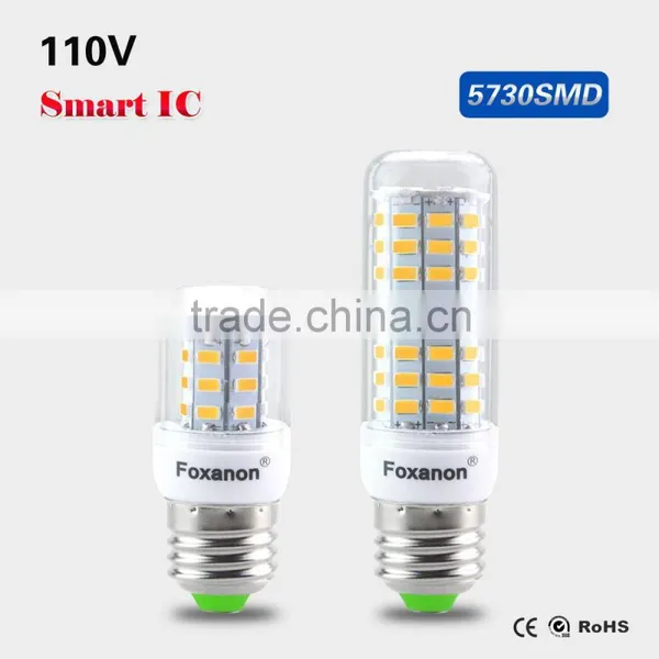 Newest Smart IC No Flicker Lampada Led Lamps E27 220v 110V 127V Led Light 24Led 36Led 48Led 56Led 72Leds Candle Lighting