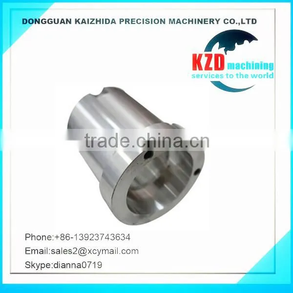 CNC Turning Machining Precision Motor Housing Parts Pink Anodize Surface Small Batches Production photo-5
