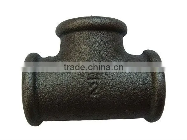 Black Malleable Pipe Fitting TEE photo-5