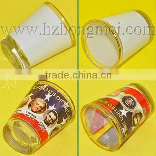 Custom Hot New Products for 2015 /Glass Cup Heat Transfer Materials /15 oz Opal Glass Mug photo-3
