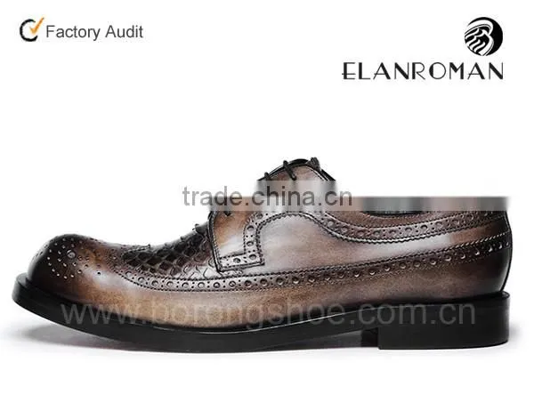 Fashionable Classical Luxury Business Goodyear Welted Handmade Shoes photo-3