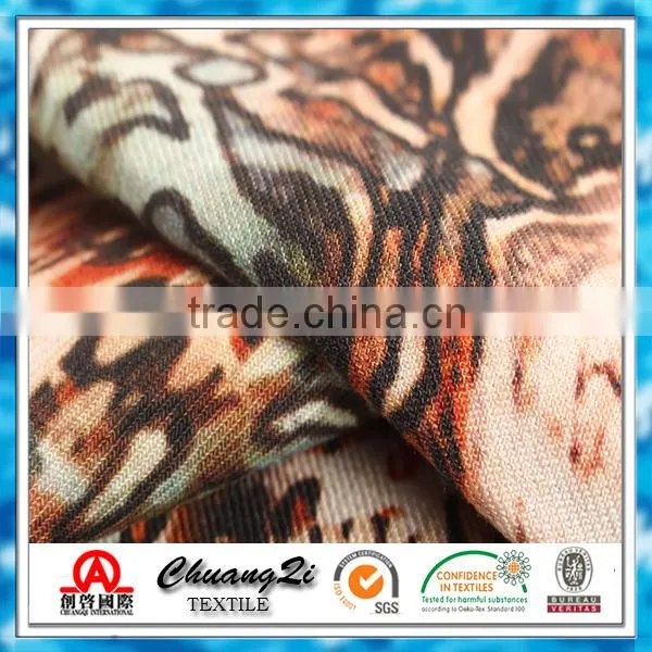 Rayon Material Sexy Leopard Print Wedding Dress Fabric photo-3