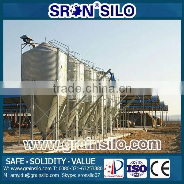 Assembly Galvanized Hopper Bottom Steel Silo for Feed Mill, Over 3000 Units Under Use photo-3