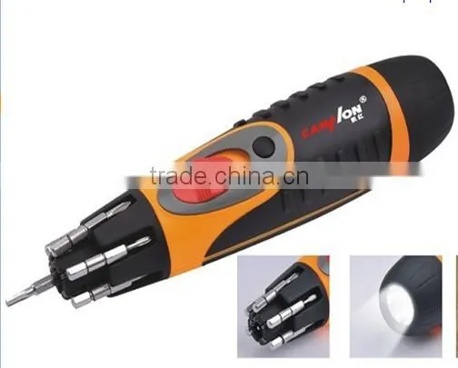 6 in 1 industrial automatic electric screwdriver electric screwdriver multi screwdriver with led torch