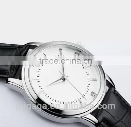 Men's/Women's Fashion Leather Band Couples Quartz Wrist Watch Sales Gift photo-4