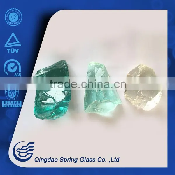 Fresh Green Crushed Glass Nuggets photo-2
