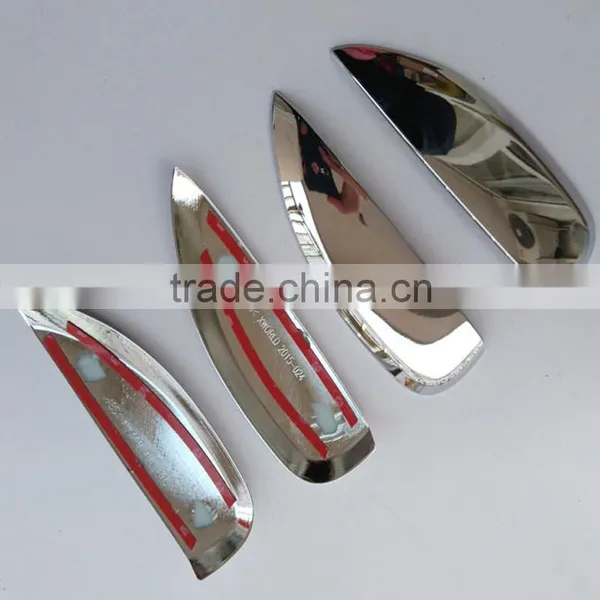 Auto Accessories Chrome Catch Cap Trim Door Handle Cover For Renault Kwid 2015 photo-2
