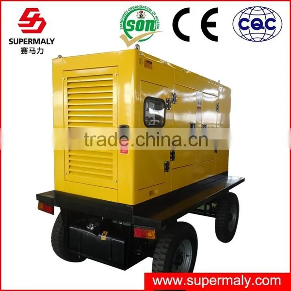 CE ISO Approved 50KW Super Silent Diesel Generator Set With Trailer photo-3