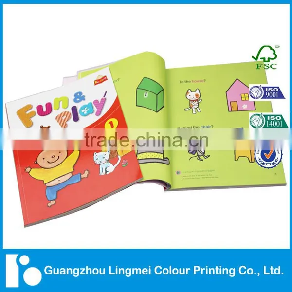 Quality Custom Colorful Softcover Child Book Factory Print photo-3