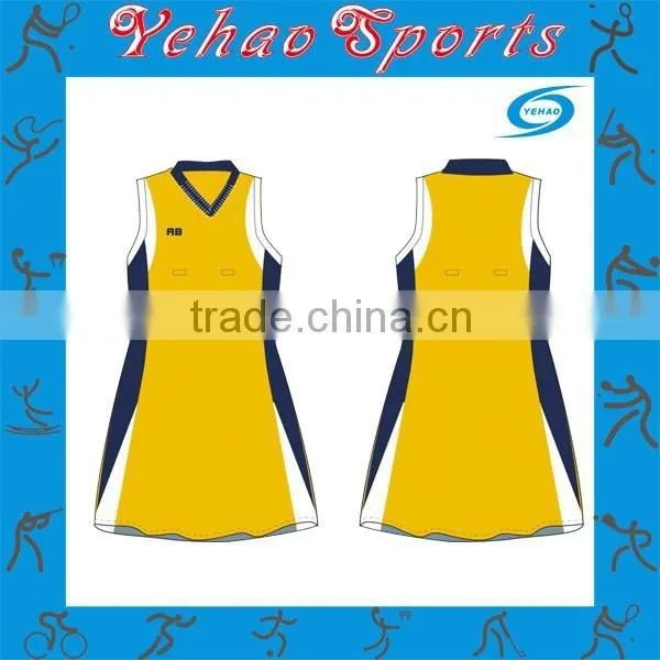 Beautiful Netball Dress With Sublimation From Guangzhou Yehao Sports photo-2