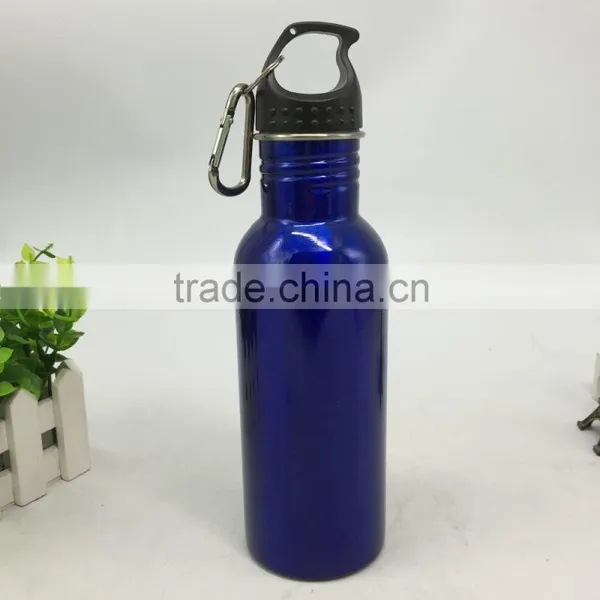 18/8 Stainless Steel Sports Bottle 450ML With Easy Carry Lid Climbing Knot FDA Certificates 100% BPA Free