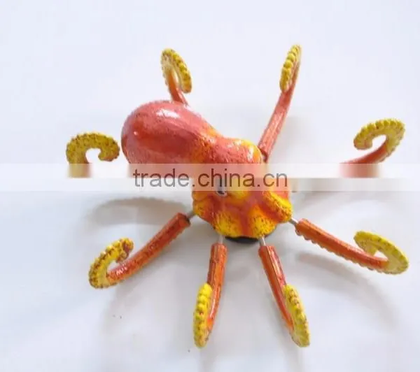 4 Inch Plastic Glitter Surface 0ctopus Shapes Fridge Magnet for Tourism, Ornaments Gift Craft photo-4